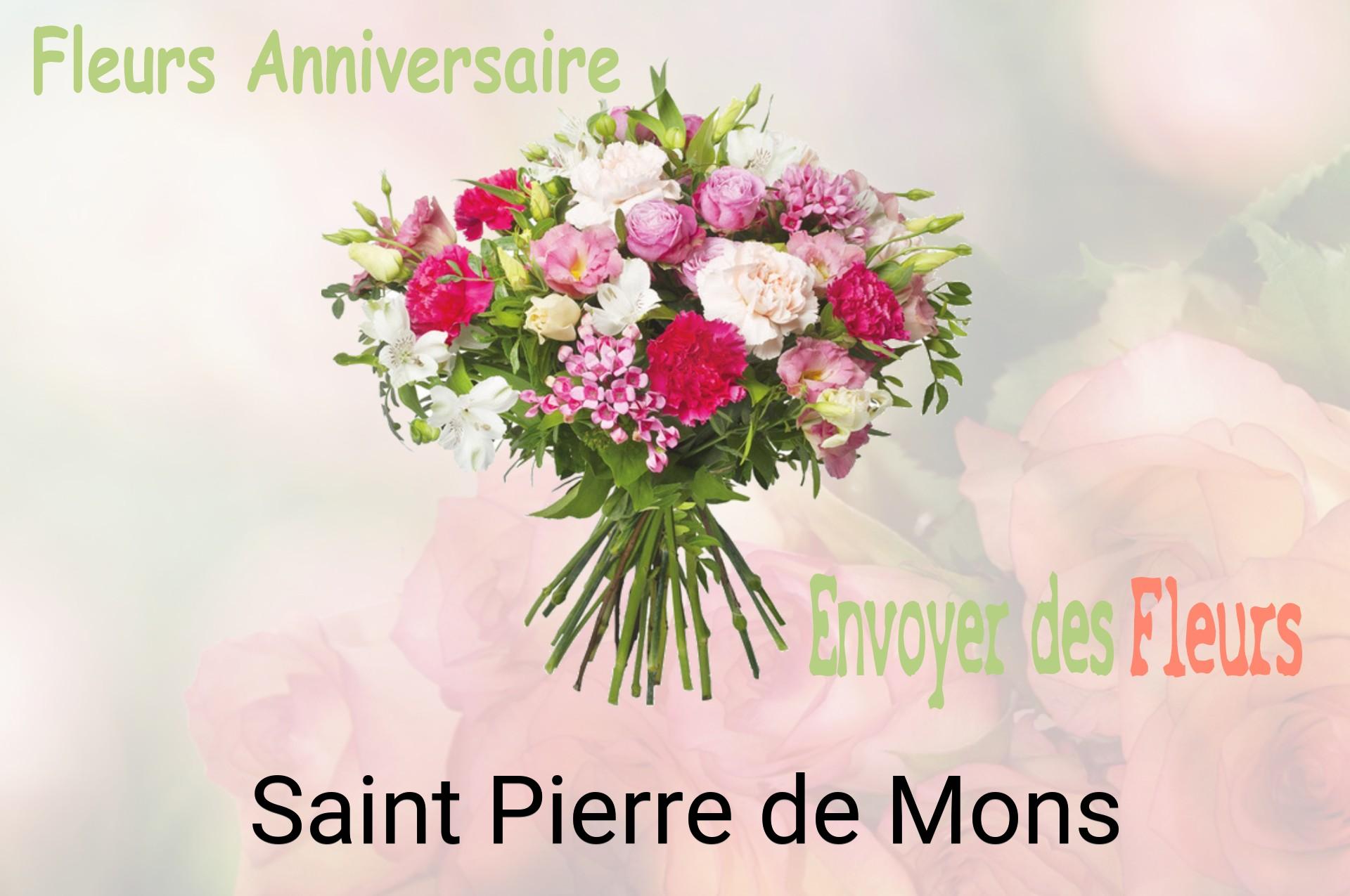 Bouquet de fleurs d’anniversaire livré à Saint-Pierre-de-Mons